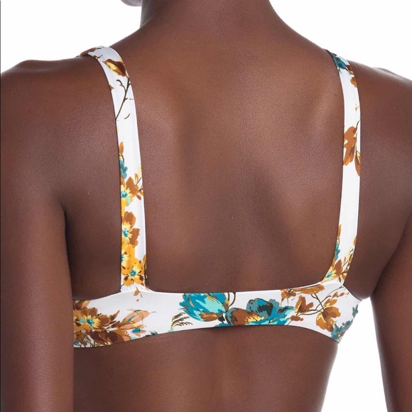 Vitamin A Lou front Tie Cuba libre bikini top - Picture 4 of 9